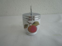 Egg Coddler Royal Worcester für 1 Ei, Motiv Evesham