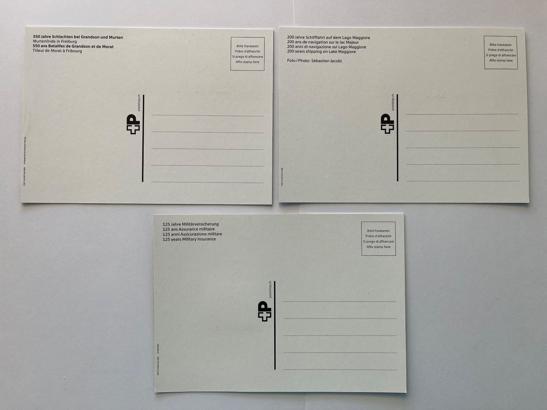 Tutti i francobolli: Briefmarken 3 Maximumkarten Ersttag Schweiz 07.05.2026 – Nuovo (secondo la descrizione) da Winterthur venduto da rotkur 1