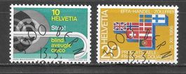 Serie 446 - 447 ET Halbmondstempel Bern 13.3.1967