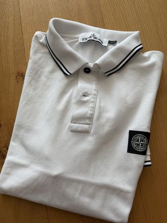 Stone Island Polo L weiss