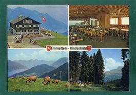 Emmetten-Rinderbühl, 1971, Mehrbilderkarte, gelaufen
