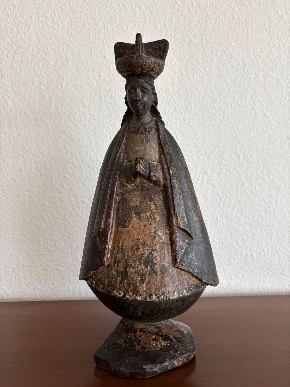 Sculture & Statue: Alte Marienfigur aus Holz – Usato da Oberwil BL venduto da severina010