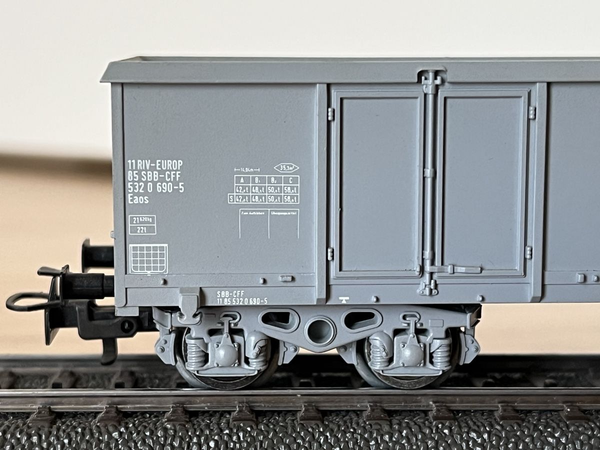 Märklin Modellini di ferrovie: 7x SBB Eaos Blockzug Märklin OVP – Usato da Basel venduto da Re620_11627 3