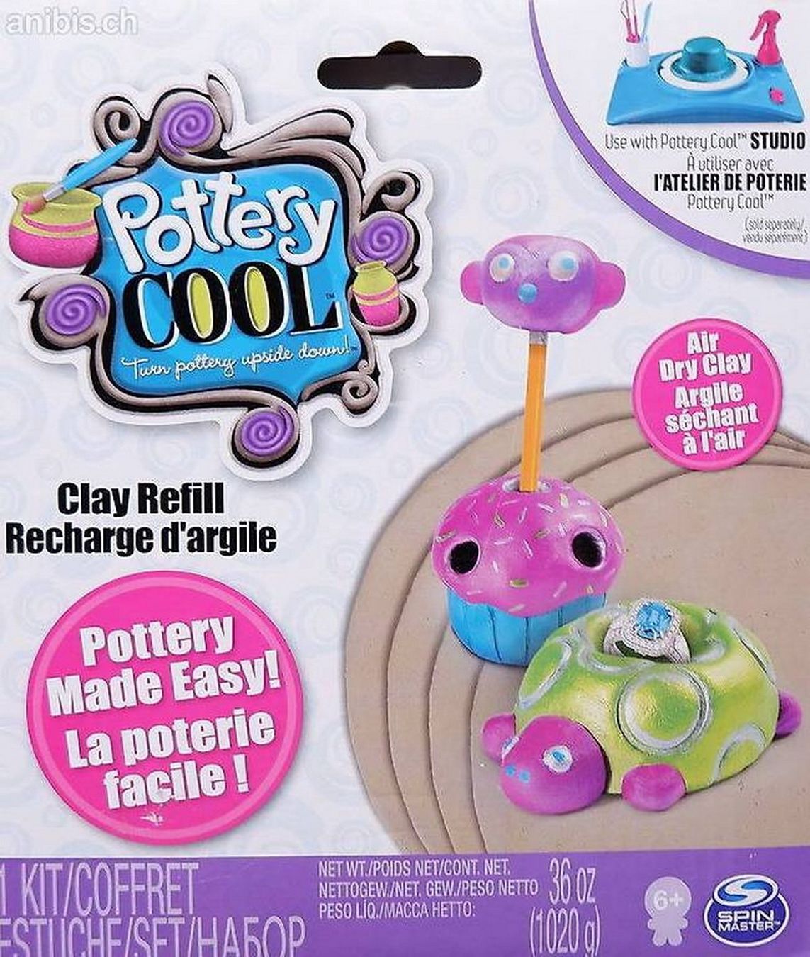 Kit bricolage: Pottery Studio Töpferei & 4 Tonscheiben von Spin Master – Nuovo e nell'imballaggio originale da Rothenburg venduto da aron2006 6