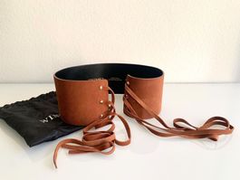 Breiter Leder-Taillengürtel von Twinset