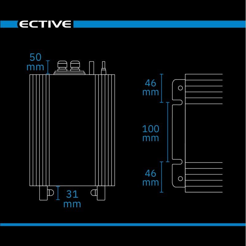 Production d'énergie: ECTIVE SSI25Pro Sinus-Inverter 12V 2500W – Neuf avec emballage d'origine à Bottighofen par zaap 8