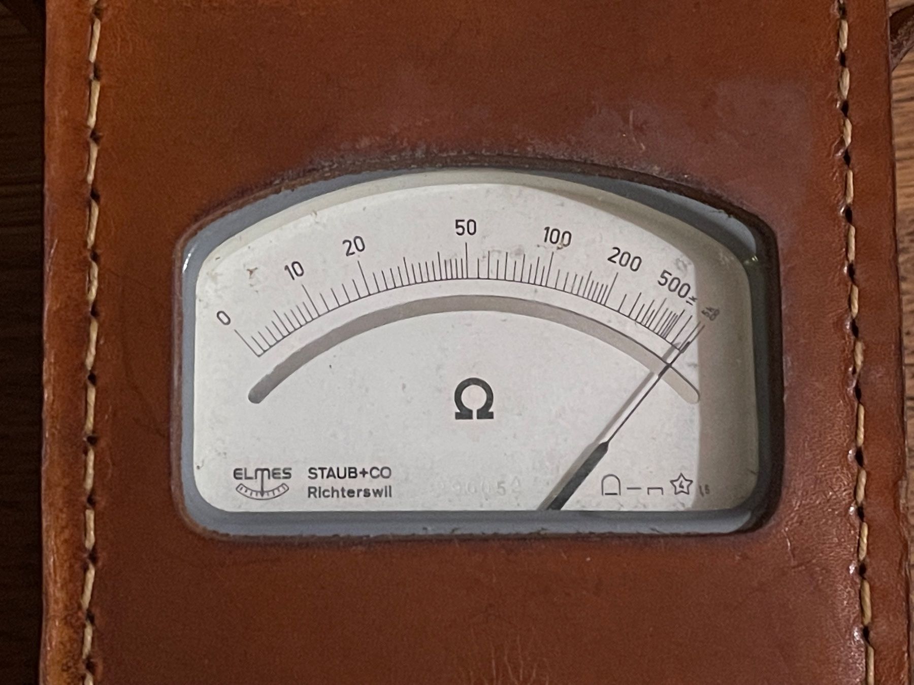 Misurare: Elmes Messgerät Ohmmeter Leder Etui Vintage gebraucht – Usato da Zuerich venduto da Dorsi 3