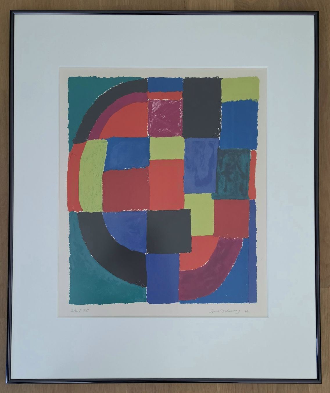 Arts picturaux & lithographies: Sonia DELAUNAY Original Lithogr. "Guepard" handsign.nr. 1972 – D'occasion à Emmenbrücke par Kunstankaufverkauf 5
