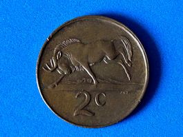 South Africa - 2 Cents 1988