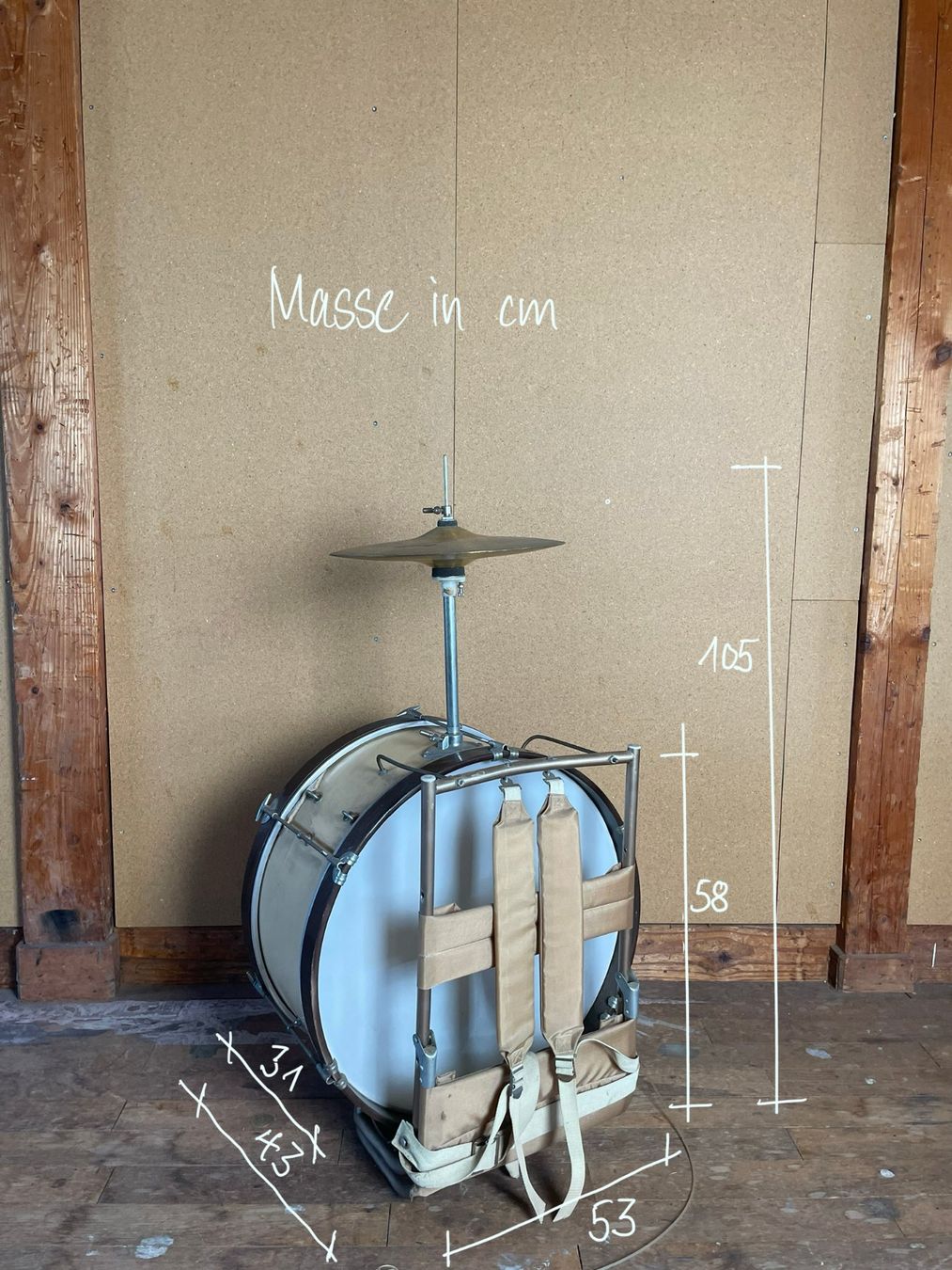 Musikinstrumente: Rückenpauke – Gebraucht aus Bern von respublica