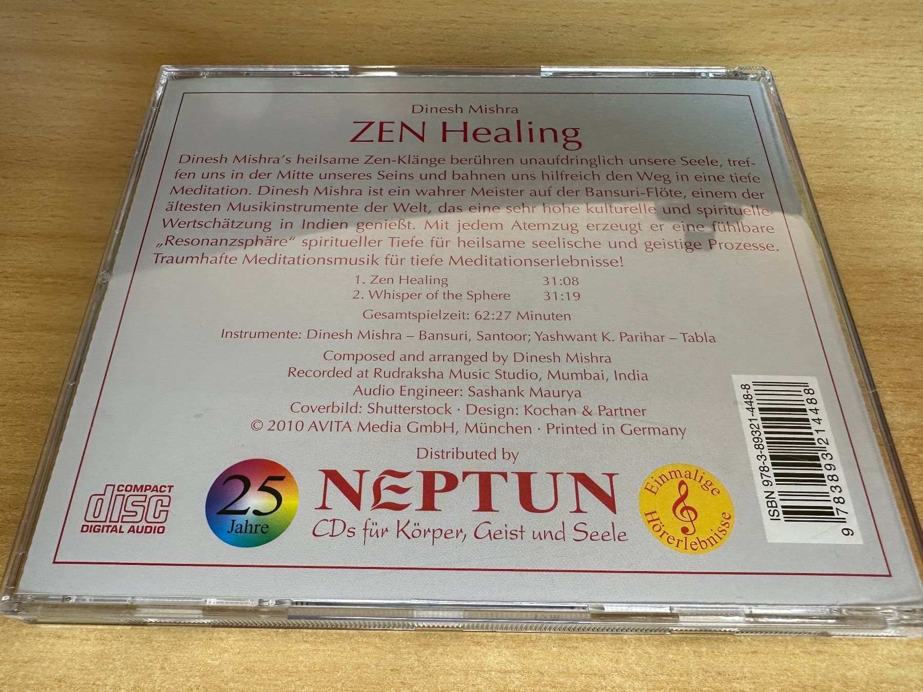 CDs: E5 De Dinesh Mishra - Zen Healing – Gebraucht aus Rikon im Tösstal von Alpenmutz 1