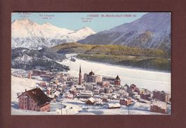 ST. MORITZ-DORF unter Schnee - 1912
