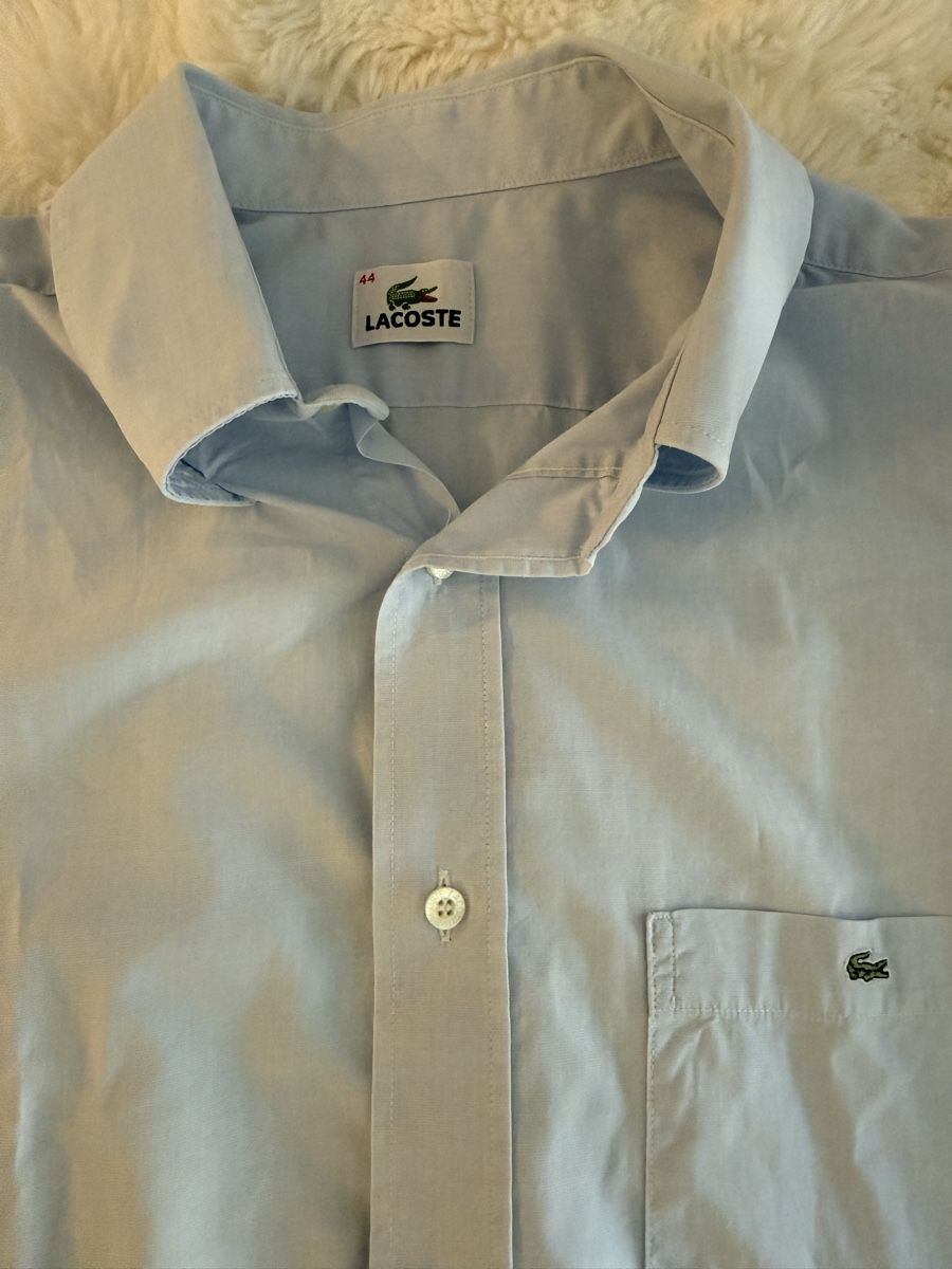 Lacoste Chemises: Chemise Lacoste bleu clair – D'occasion à Monthey par Joseph-29 1