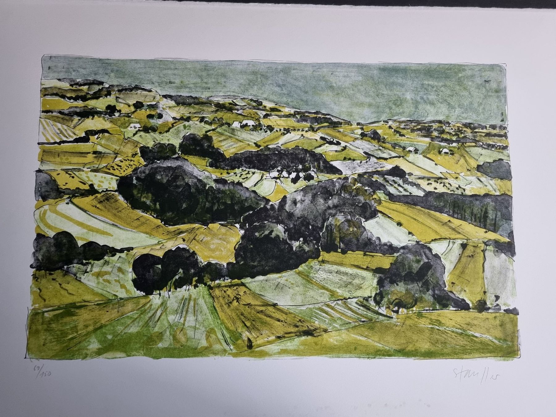 Grafica & Litografie: BODO STAUFFER LITHOGRAPHIE SIGNIERT NUMMERIERT – Usato da Gersau venduto da kunst-online 2