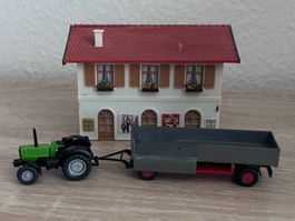 Wiking Traktor mit Anhänger
