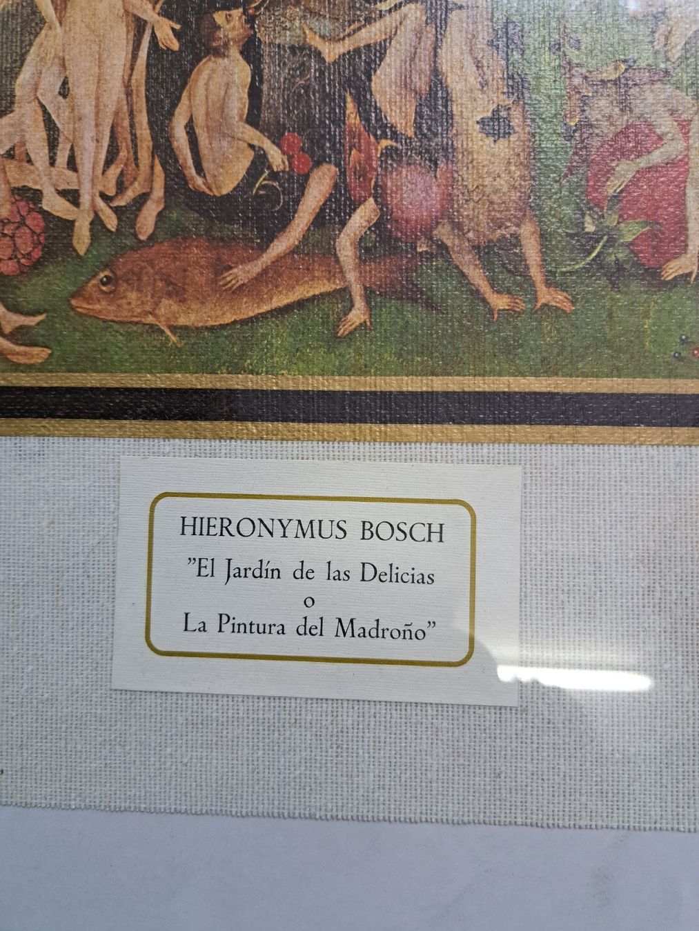 Grafica & Litografie: Hieronymus Bosch "Garten der Lüste" Bild gerahmt – Usato da Grossdietwil venduto da mahsoumi 1