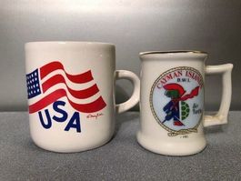 ‼️nun = 6.50 Fr. !!‼️1x Tasse USA - 1x Tasse; Cayman Islands