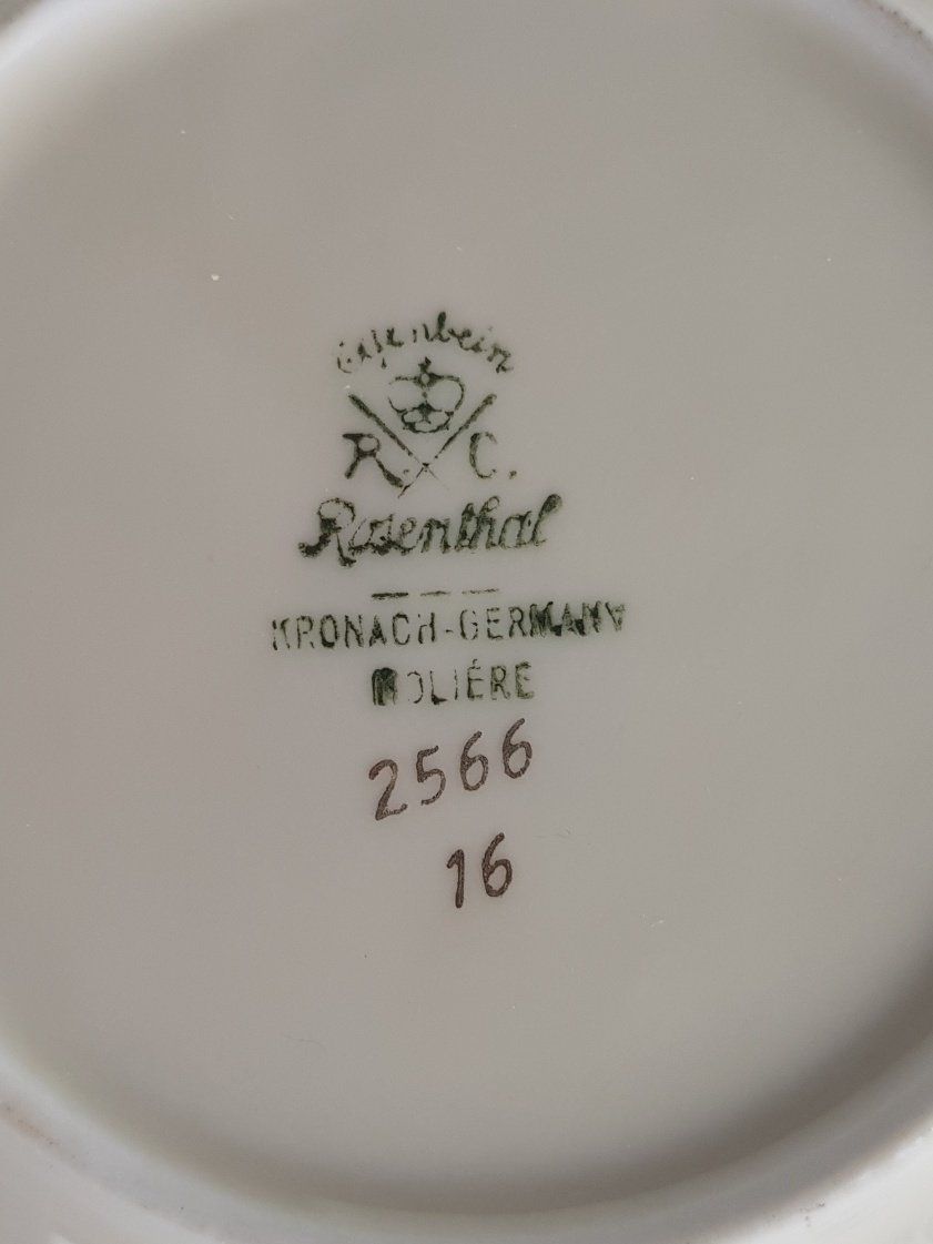 Piatti: Rosenthal 4 Teller - Molière -  aus Schweizer Sammlung – Usato da Horw venduto da Kunstreich7 2