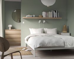 IKEA VEVELSTAD Bettgestell 140x200 cm  Weiss  Top Zustand