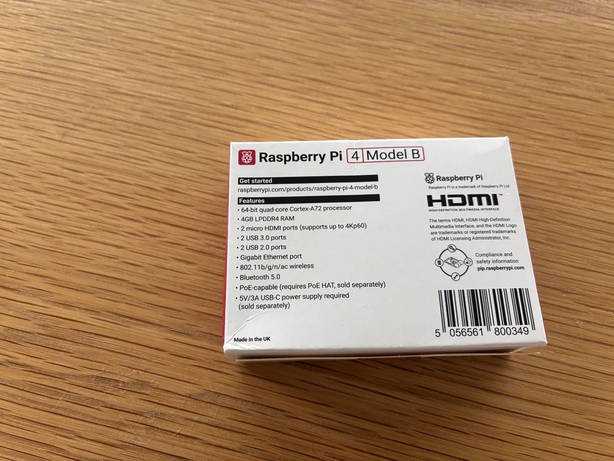 Raspberry Pi PCs: Raspberry Pi 4 4GB Model B – Neu und originalverpackt aus Cham von MaxBraten 1
