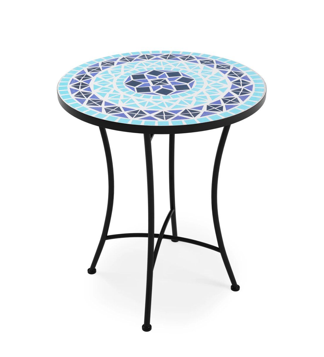 Tavoli: Bistroset MOSAIK 3-teilig blau - Gratis Versand – Nuovo e nell'imballaggio originale da Kleinwangen venduto da meinwarenkorb.ch 3