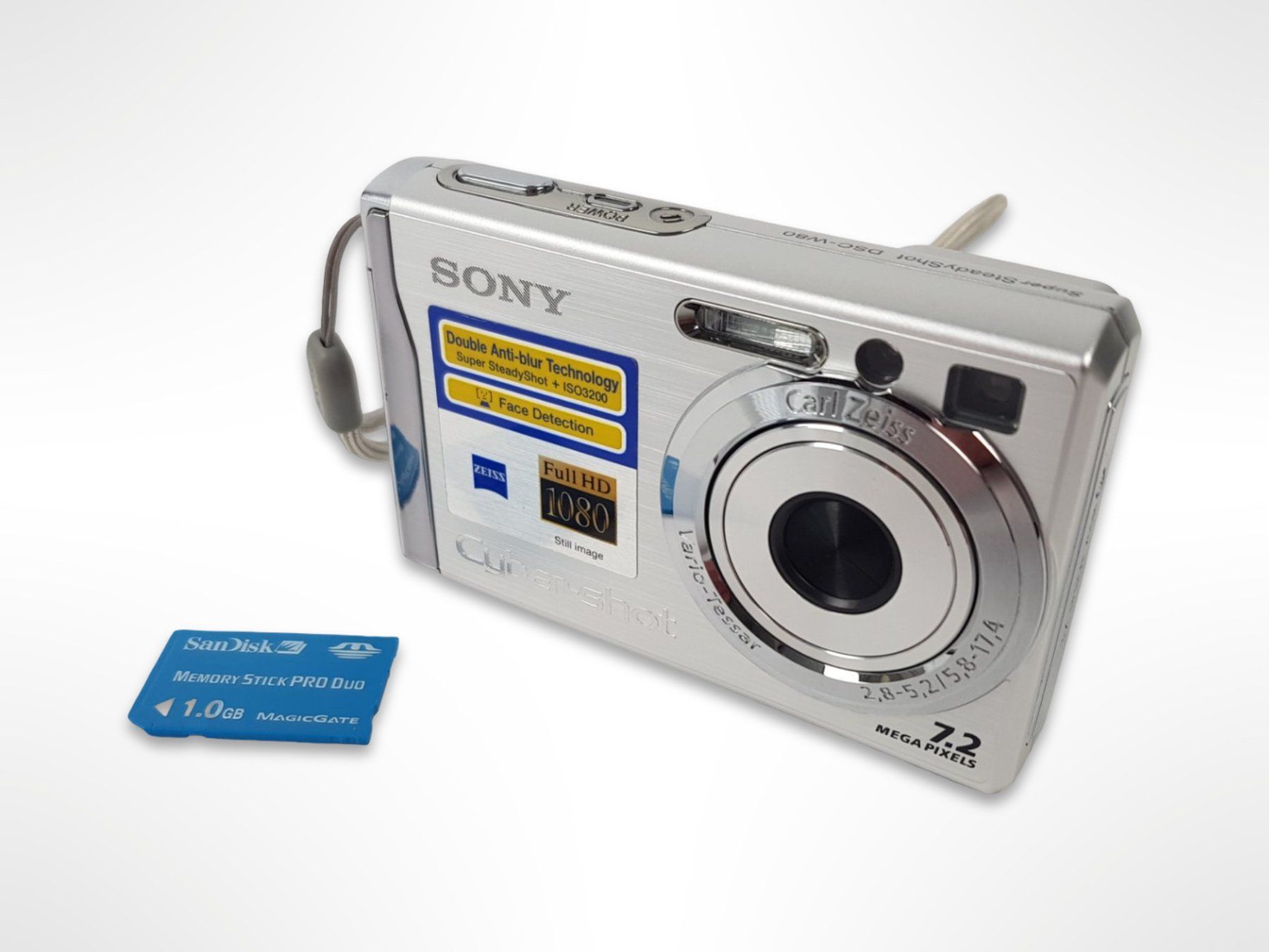 Sony Fotocamera: Sony Cyber-shot DSC-W80, 7.2MP – Usato da Suhr venduto da Restwert_Suhr