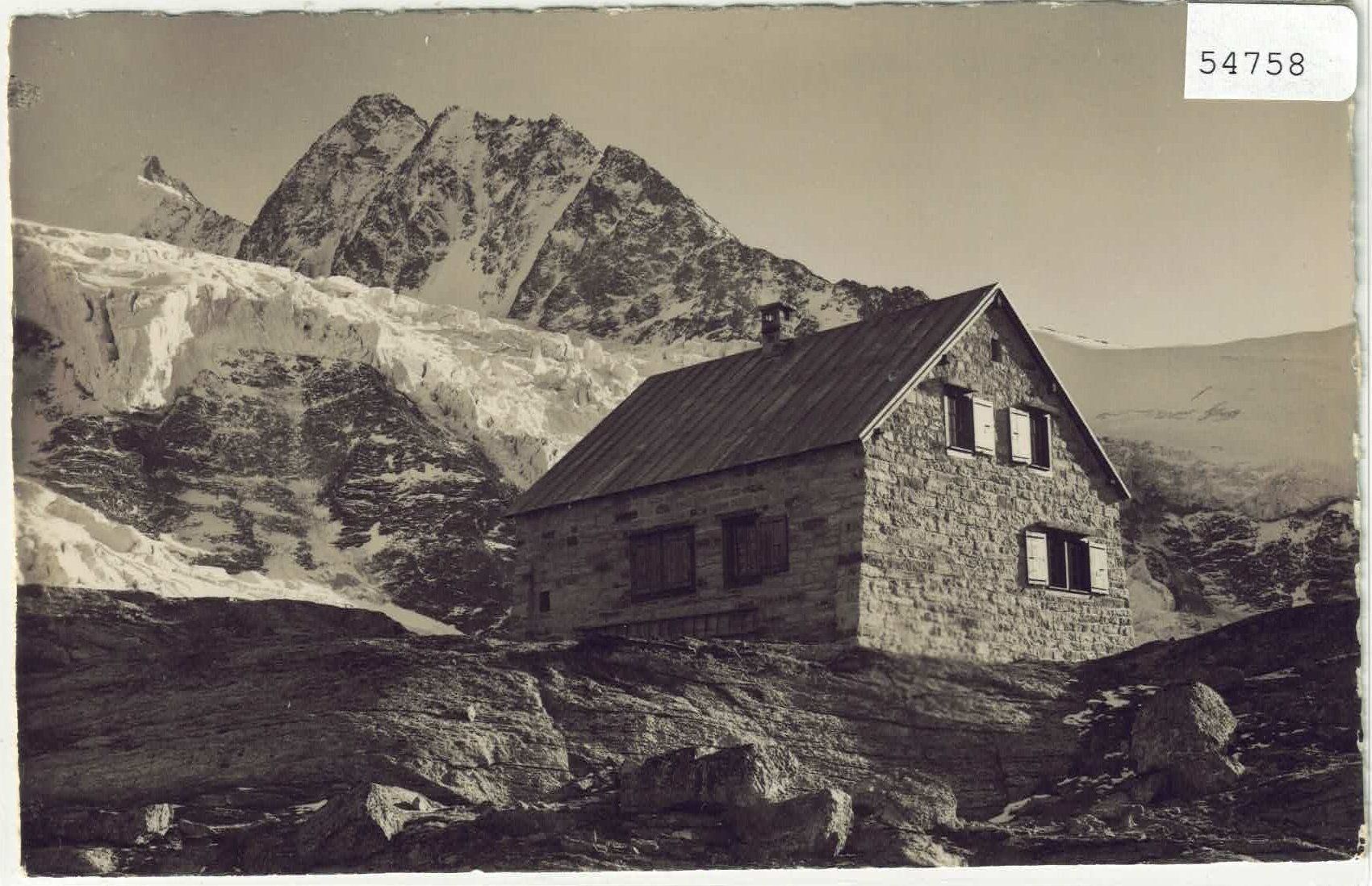 Cartoline postali: Bordier-Hütte S.A.C. - Photo: E. Gyger – Usato da Ettingen venduto da Kartenplanet