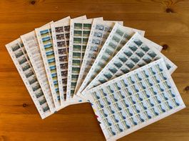 „Bilder der Schweiz“ Kompletter Bogensatz