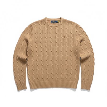 Pull maille torsadée Polo Ralph Lauren Beige - L qr code #46