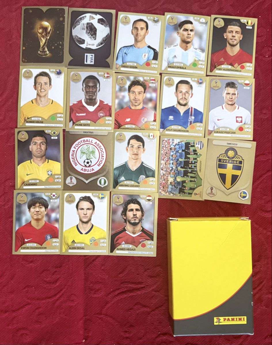 Panini Carte collezionabili: Panini Coupe du Monde 2018 Russie, Stickers! – Usato da Henniez venduto da Pichurri