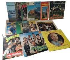LÄNDLER, VOLKSMUSIK, 15 Langspielplatten, LP's, Vinyl