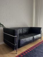 Le Corbusier (LC2) Replica Sofa Cassina 2-Sitzer schwarz