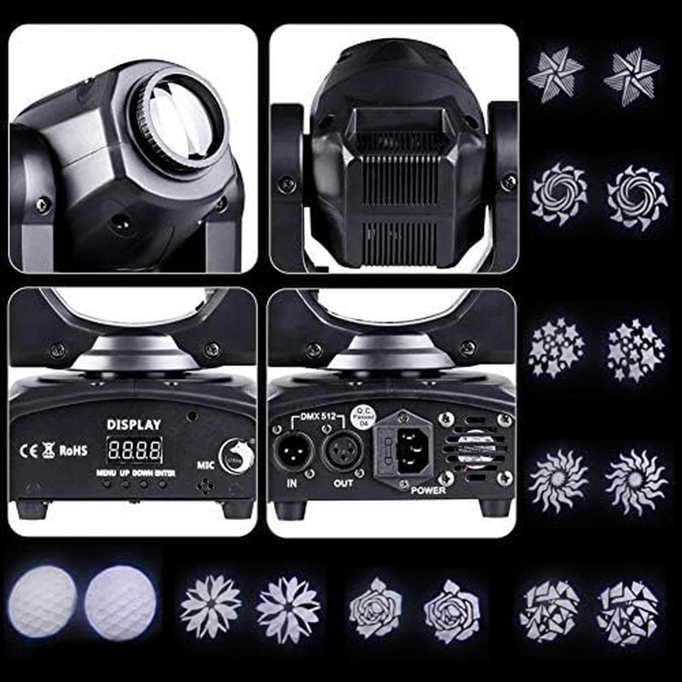 Lampen: U'King Mini Moving Head 50W – Gebraucht aus Uerkheim von Miky3 5