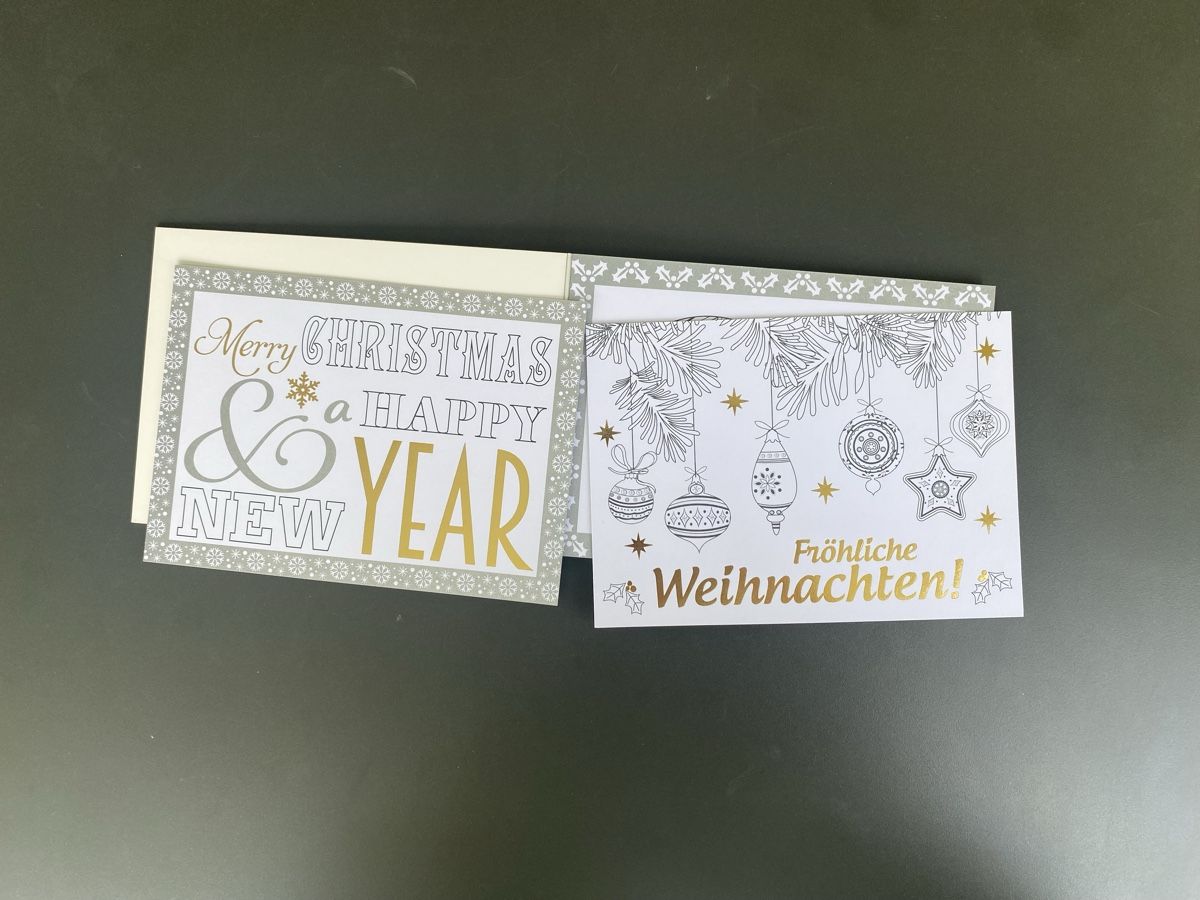 Karten: 10 Weihnachtspostkarten zum Ausmalen – Gebraucht aus Hünenberg See von lar_9zjk 2