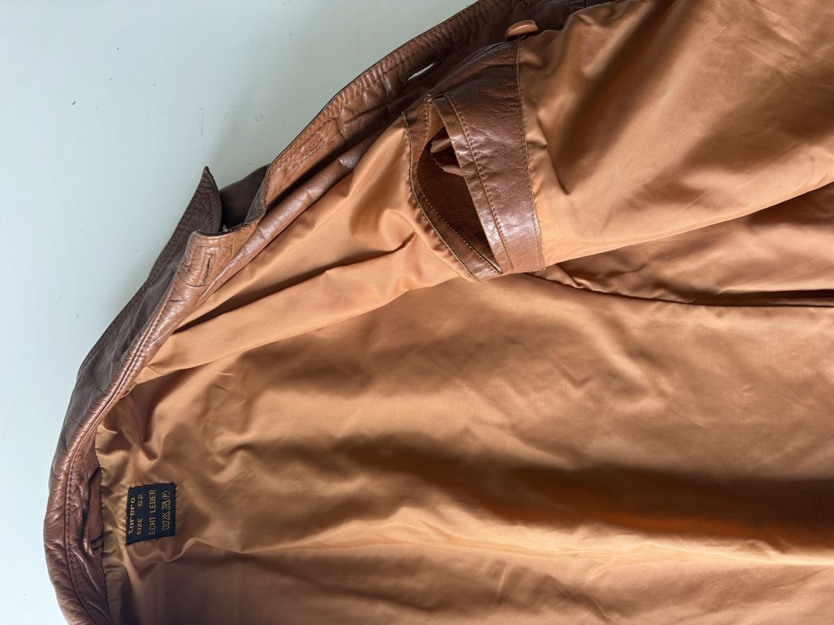 Giacche: Brown Vintage Leather Jacket – Usato da Zürich venduto da forestF4iry 3
