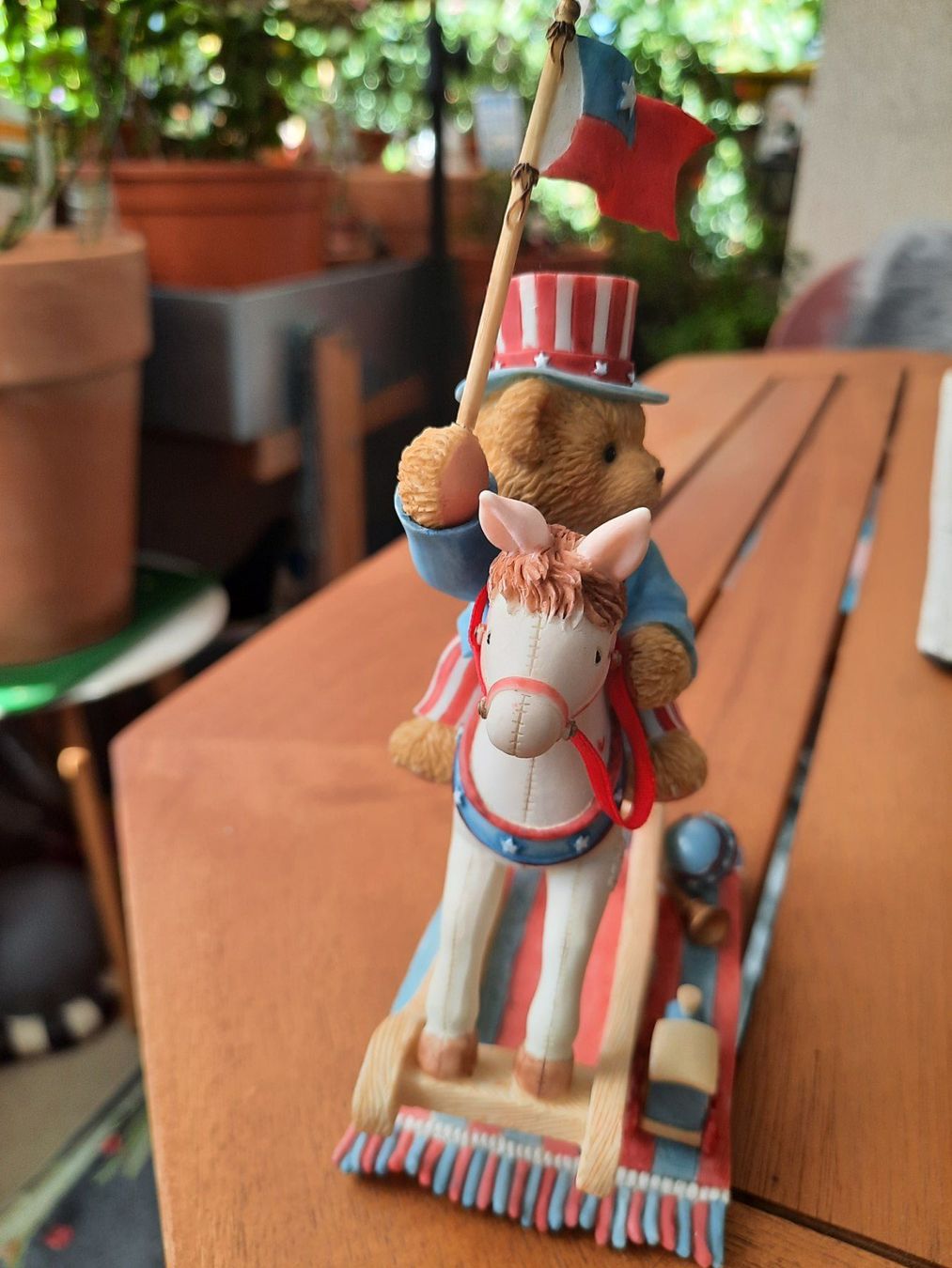 Statuette: Cherished Teddies,  Samuel "Hooray for the USA " – Nuovo (secondo la descrizione) da Allschwil venduto da saphira012 3