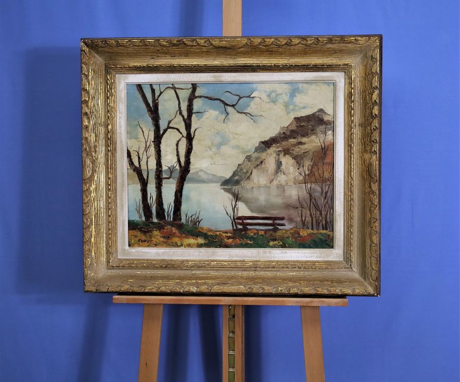 Karl Reber 1870-1931, Gemälde Öl auf Leinwand, signiert | Kaufen auf ...
