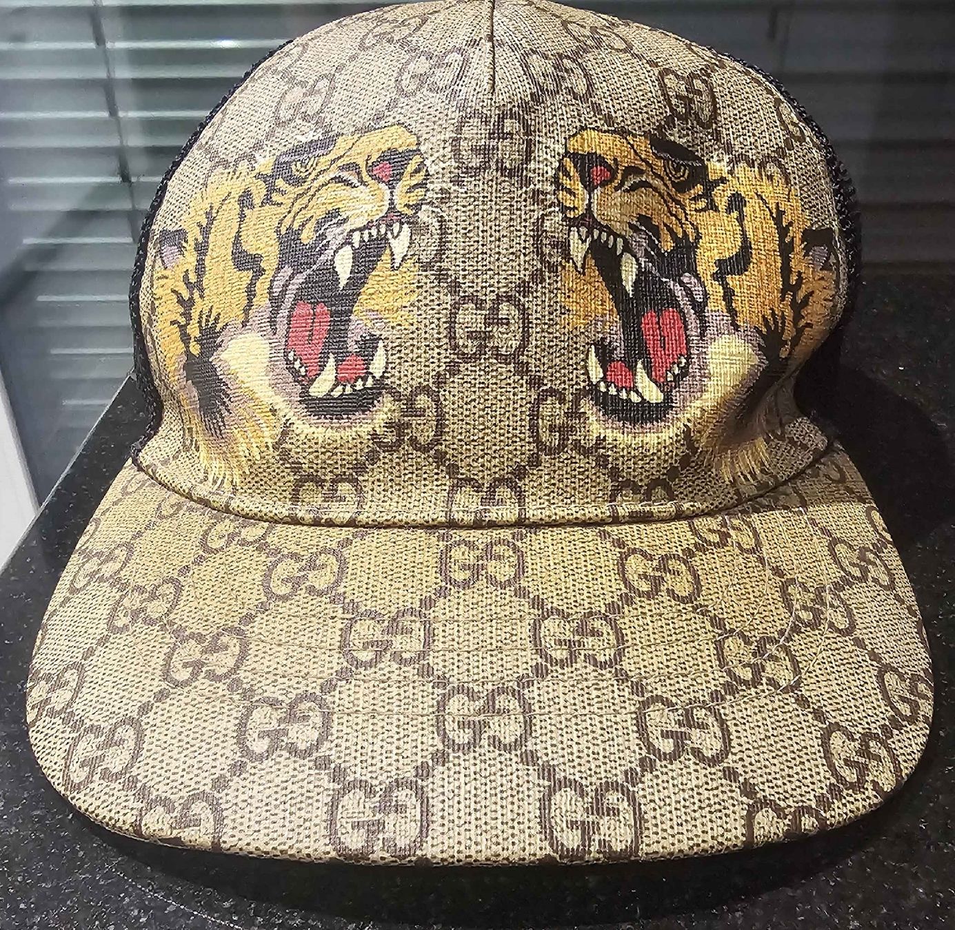 Gucci Hüte, Mützen & Caps: Gucci Cap mit Canvas Tiger Motiv – Gebraucht aus St.Gallen von Labradoodle123