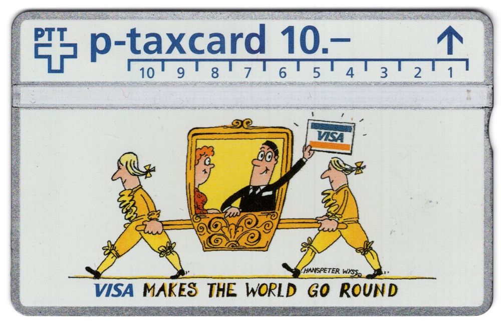 VISA Corner Bank, Sänfte seltene Firmen Taxcard Kaufen auf Ricardo