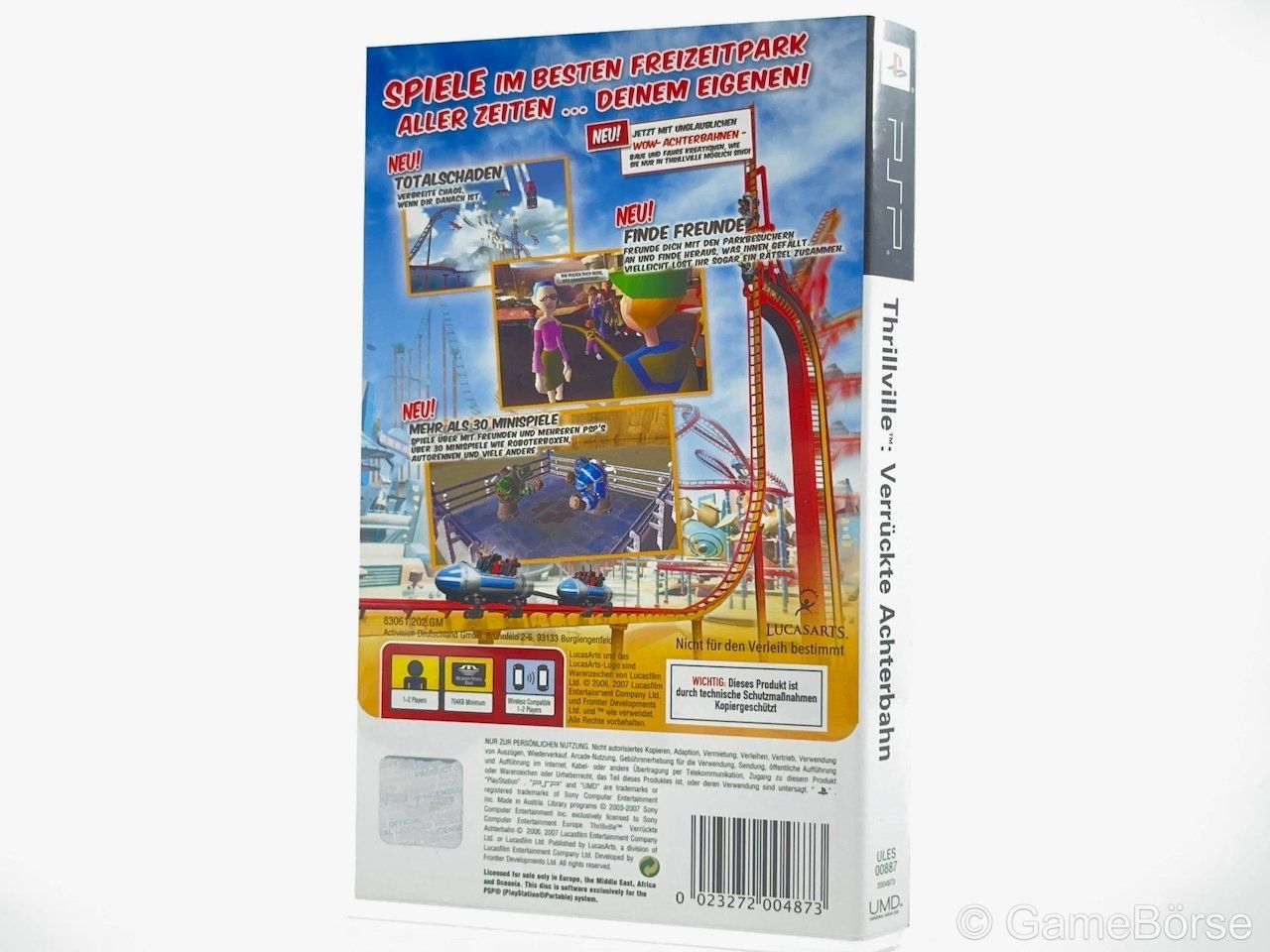 Sony Giochi: PSP Thrillville Verrückte Achterbahn – Usato da Stettfurt venduto da GameBoerse 1