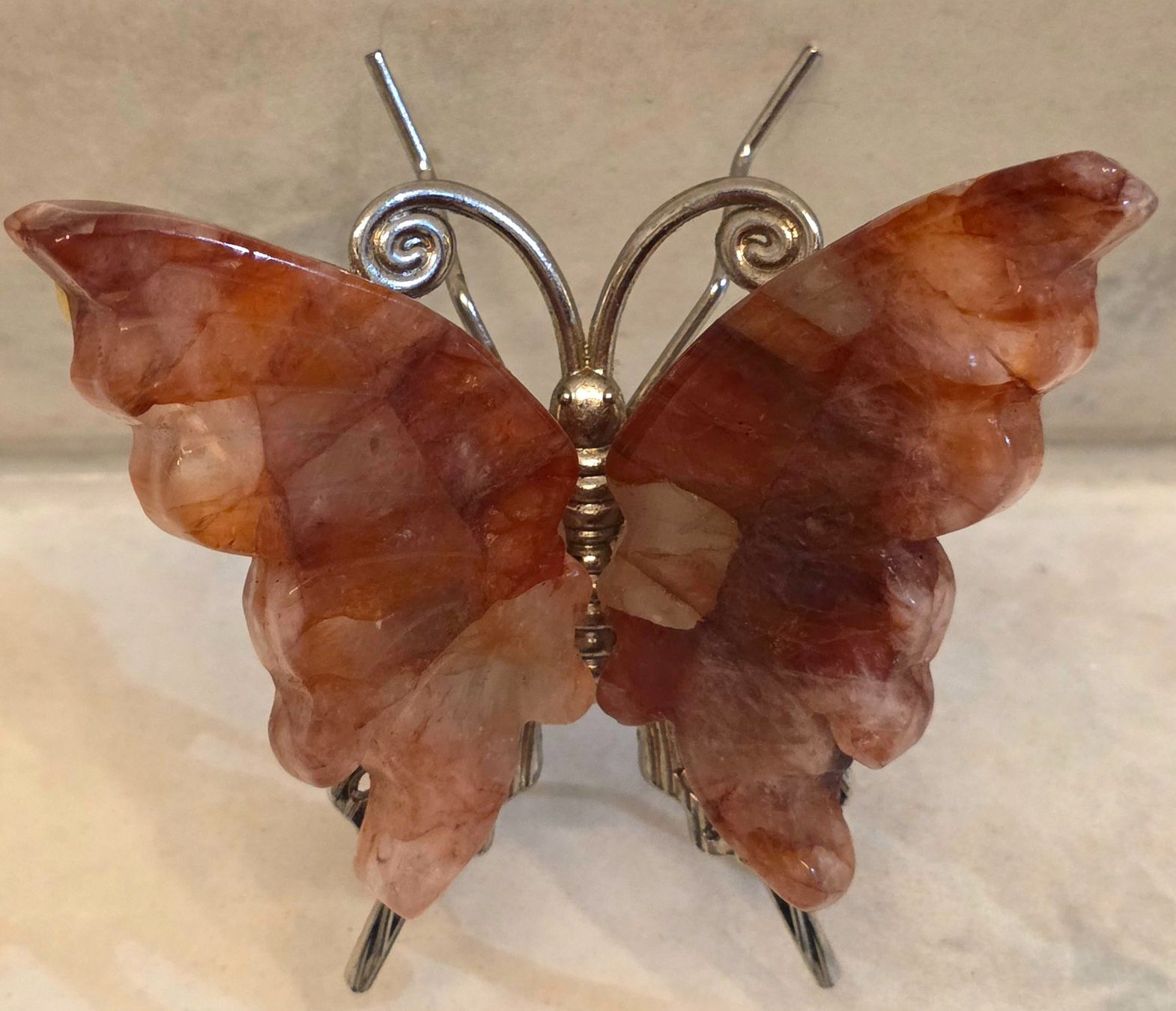 Minerali & Pietre curative: Feuerquarz Schmetterling – Nuovo e nell'imballaggio originale da Matzingen venduto da Shay_Crystalz