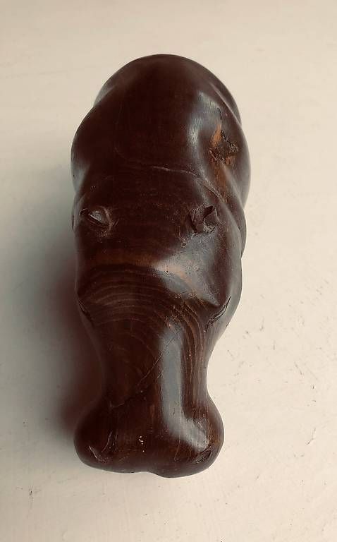 Statuette: Flusspferd aus Ebenholz – Usato da Herrliberg venduto da els_r8qb 3