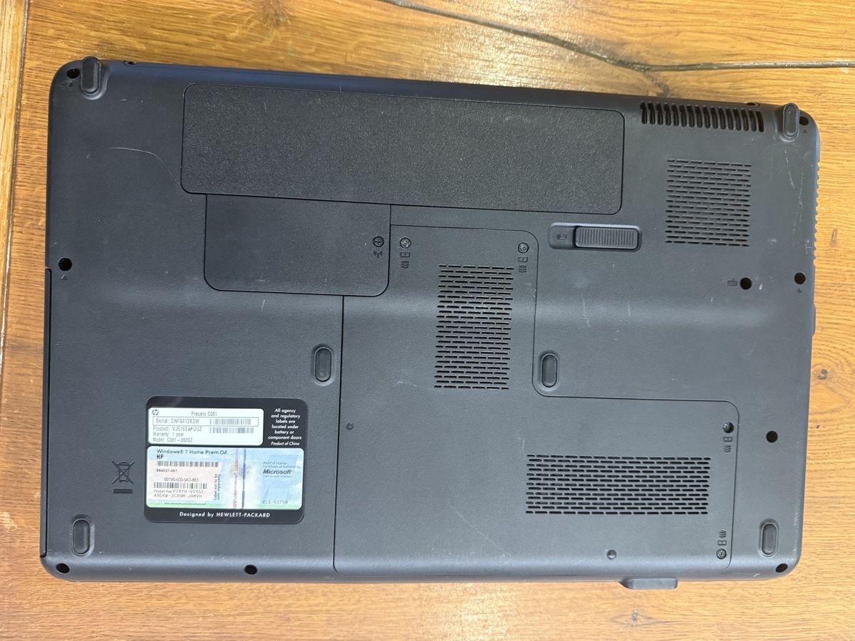 Compaq Notebooks: Compaq Presario CQ61 – Defekt aus Riddes von pan_jbg8 2