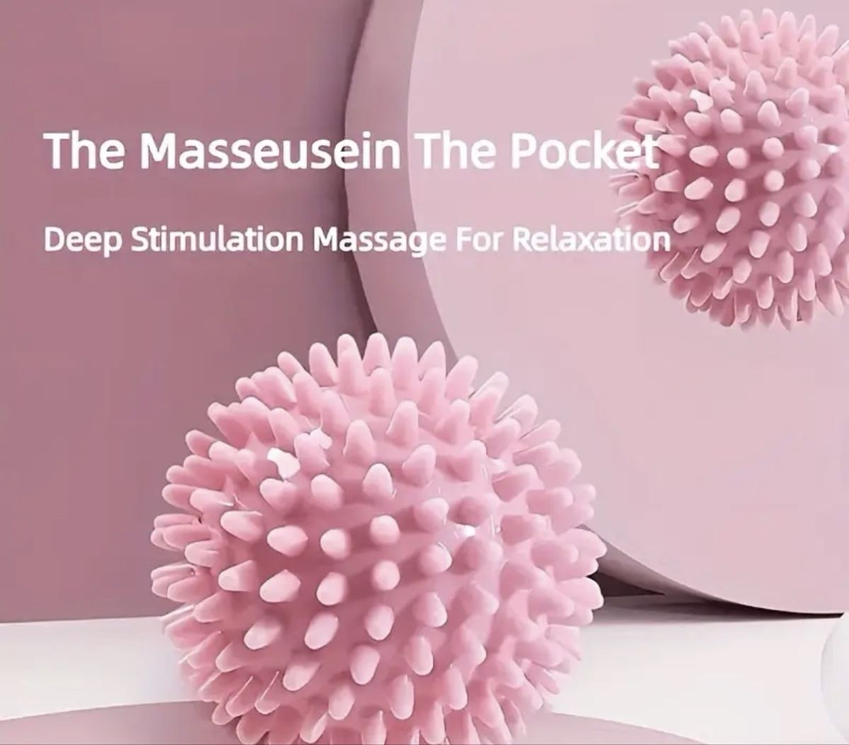 Dispositivi per massaggi: Massageball, Igelball, pink, neuwertig – Nuovo e nell'imballaggio originale da Siebnen venduto da koschitoschi 2