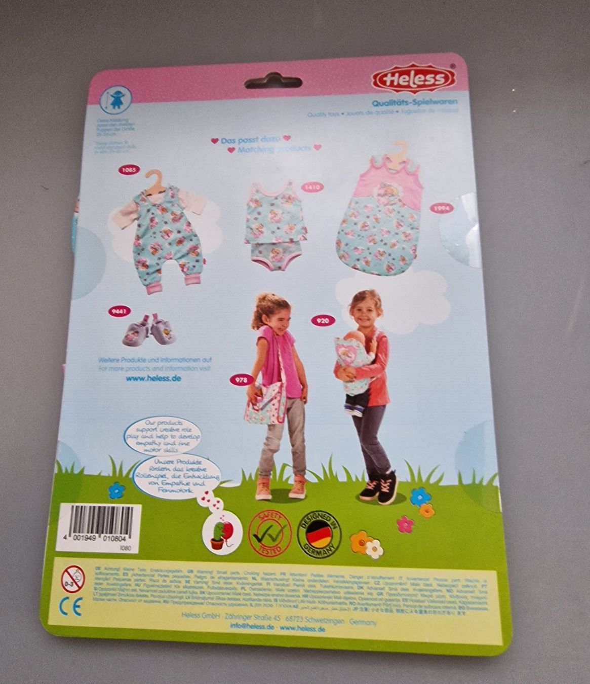 Bambole: Heless Puppenkleider Set Neu – Nuovo e nell'imballaggio originale da Oberuzwil venduto da aseinkaufswelt 1