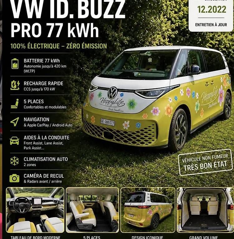 Autos: VW ID BUZZ – Gebraucht aus Veyrier von oca_l56r 4