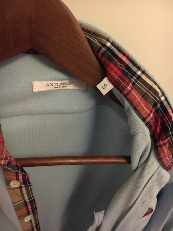 Chemises: Ab 16.- Antonelli (since 1976) Hemd Hellblau S – D'occasion à Cureglia par VintageCoinCollect91 1