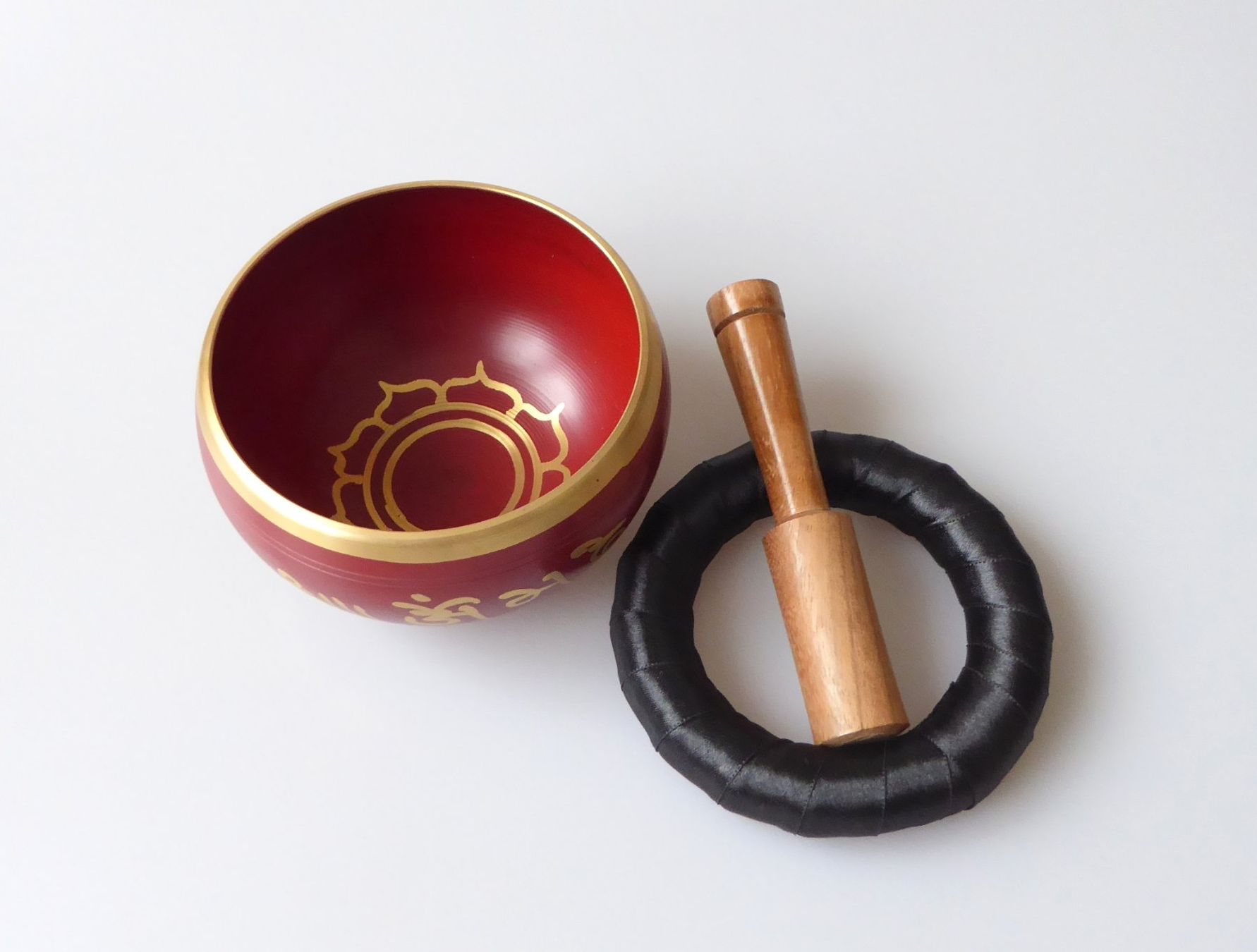 Strumenti musicali: Klangschalen-Set - Lotus rot – Nuovo e nell'imballaggio originale da Mauren venduto da Yeelen 2