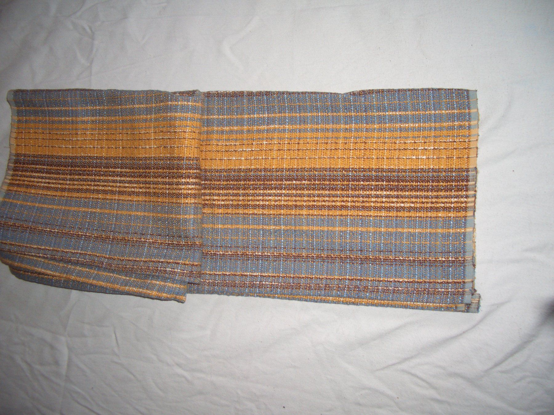 Sonstige Tischwäsche: Tischdecke Streifenmuster 114x94cm – Neu (gemäss Beschreibung) aus Präz von Eroberto