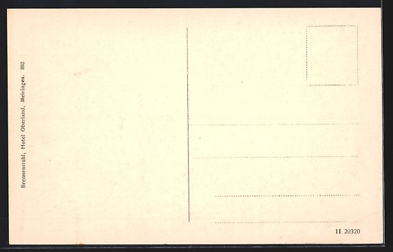 Cartoline postali: AK Kandersteg, Hotel Central mit Bergen – Usato da Berlin venduto da bartko-reher 1